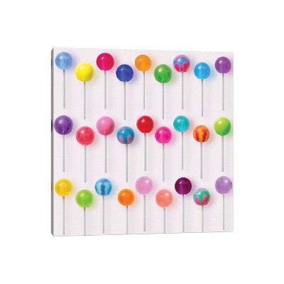 iCanvas Colorful Lollipops by Erin Summer Canvas Print Wall Art