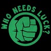 Men's Marvel St. Patrick's Day Hulk Fist Who Needs Luck T-Shirt - image 2 of 4