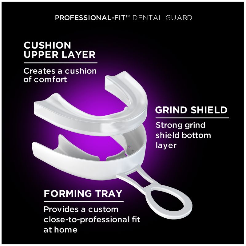 DenTek Professional-Fit Dental Guard for Nighttime Teeth Grinding with Guard, Fitting Tray, &#38; Storage Case, 5 of 11