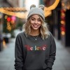 Simply Sage Market Women's Graphic Sweatshirt Believe Colorful - image 2 of 4