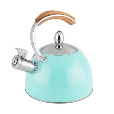 Presley Light Blue Stainless Steel Whistling Tea Kettle