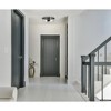 Urban Ambiance Luxury Modern Indoor Ceiling Light,  5-1/2''H x 15"W x 15''D,  Matte Black Finish, UHP4561 - 2 of 4