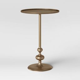 Londonberry Turned Metal Accent Table Black - Threshold™