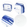 Unique Bargains Women's Transparent Waterproof Business Travel Makeup Bags Blue 2 Pcs - 3 of 4
