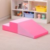 Costway Step and Slide Climber for Infants and Toddlers Baby Soft Foam Structure Blocks Yellow/Blue/Pink/Purple - 2 of 4