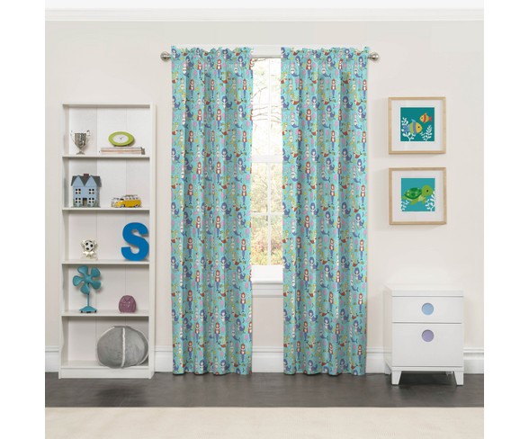Magical Mermaids Blackout Curtains (42"x63") - Eclipse Myscene