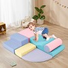 Baofuwish 7 Piece Childrens Foam Climbing Blocks,Indoor Soft Climb and Crawl Playset,Soft Play Indoor Playground for Home Play Structure - 2 of 4