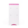 Kids' Toy Storage Organizer with 9 Collapsible Fabric Storage Bins White/pink - Humble Crew: MDF Bookshelf for Toy Organization - 4 of 4