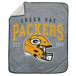 NFL Green Bay Packers Vintage Arch Sweatshirt Blanket - 1 of 1
