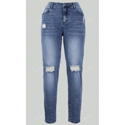 TIME HOLLOW High Waisted Stretchy Tight Jeans
