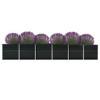 vidaXL Durable Corten Steel Planter - Weather-Resistant Rectangle Raised Bed for Outdoor Planting - 24.4"x11.8"x11.4" - Easy to Assemble Garden Décor - 2 of 4
