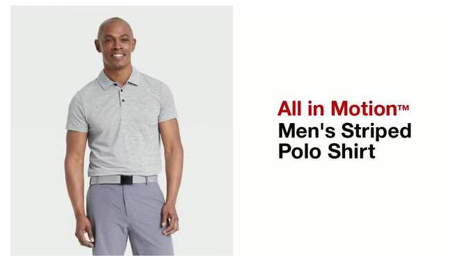 Men&#39;s Striped Polo Shirt - All In Motion&#8482;, 2 of 5, play video