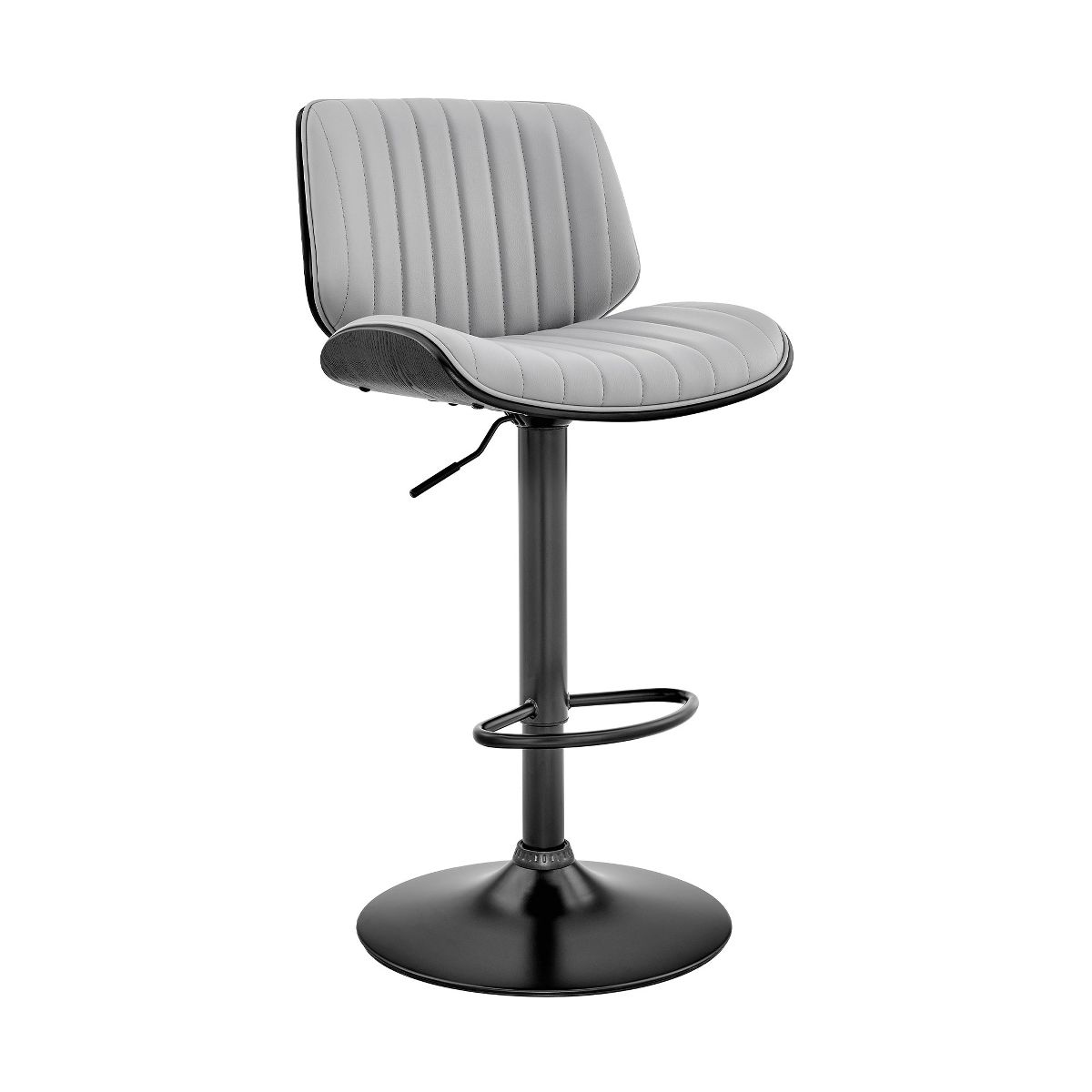 Armen Living Brock Barstool Gray/Black/Black - thumbnail 10