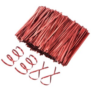 Unique Bargains Reusable Metal Twist Ties Bread Candy Bags 800 Pcs - 1 of 4