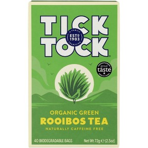 Tick Tock Tea Green Organic Rooibos, Case of 4, 40/carton - 1 of 1