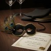 Unique Design I.E. Inc. Daniella-Black/Gold Adult Costume Mask - 4 of 4