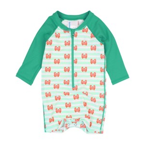 RuggedButts Baby/Toddler Boys UPF50+ Long Sleeve One Piece Rash Guard - 1 of 4