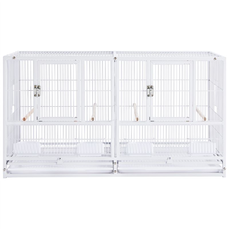 Yaheetech Stackable Wide Bird Cage for Small Birds Lovebirds Finch Canaries Parakeets Cockatiels, 1 of 8