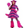 HalloweenCostumes.com Cheshire Cat Costume for Women,  Alice in Wonderland Cat Costume Dress with Gloves for Halloween & Dress Up Party - 3 of 3