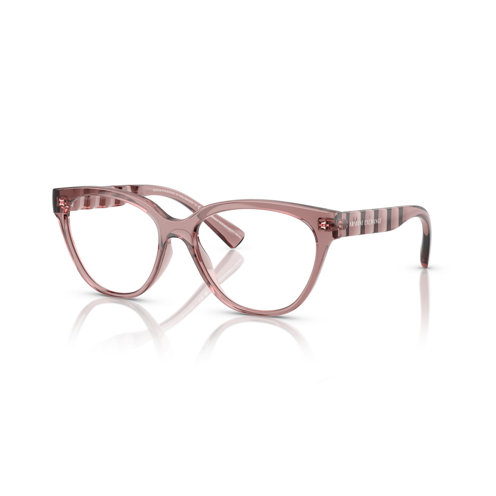 Armani Exchange AX3117U 54mm Woman Phantos Sunglasses Demo Lens Lens