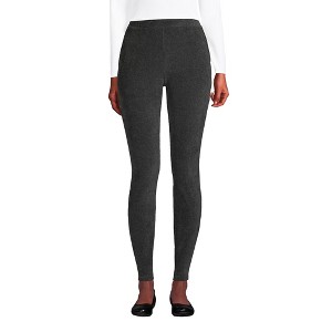 Lands' End Women's Sport Knit High Rise Corduroy Leggings - 1 of 4