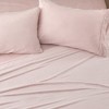 Solid Velvet Plush Fleece Sheet Set - Great Bay Home - 2 of 4