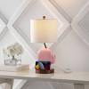 20.25" Ellie Bohemian Iron/Resin Elephant Kids' Table Lamp (Includes LED Light Bulb) with USB Charging Port - JONATHAN Y - 2 of 4