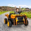 24V Ride On Dump Truck for Kids, 2 Seater Heavy Duty Electric Construction Vehicle, Remote Control, 4WD, Dump Bed, Extra Shovel - 3 of 4