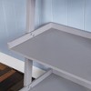 5-Tier Leaning Ladder Book Shelf, Wall Mounted Storage Rack With Open Shelves, Modern Display Rack - 4 of 4