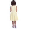 24seven Comfort Apparel Girls Sleeveless Knee Length Fit and Flare Dress - 3 of 4