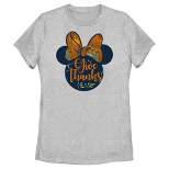 Women's Minnie Mouse Give Thanks Fall Silhouette T-Shirt