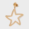 Seashell Starfish and Cubic Zirconia Earring Set 2pc - Wild Fable™ Gold - 3 of 3