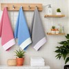 REGALWOVEN Bathroom Kitchen Gym Solid Soft Absorbent Cotton Hand Towel 13 x 29 Inch - 4 of 4