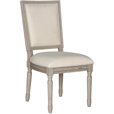 Buchanan Beige Linen Upholstered Side Chair Set
