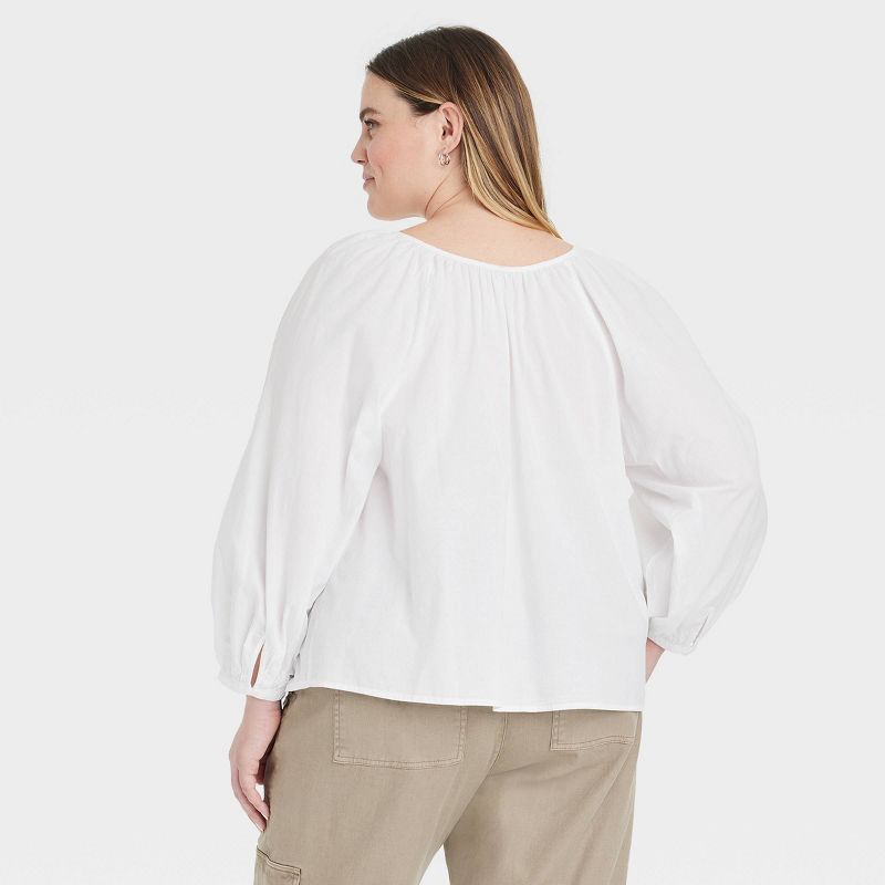 Women's Long Sleeve Blouse - Universal Thread™, 3 of 8