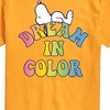 Men's - Peanuts - Dream In Color Short Sleeve Graphic T-Shirt - 2 of 4