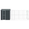 vidaXL Bird Cage Anthracite 416.5 x 103 x 142 cm Galvanized steel - 2 of 4