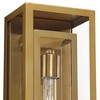 Possini Euro Design Modern Wall Light Sconce Warm Brass Hardwired 6 1/4" Fixture Clear Glass for Bedroom Bathroom Vanity Hallway - 3 of 4