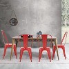 BestMassage Metal Dining Chairs Metal Chair for Indoor Outdoor Chairs Perfect for Restaurants - 2 of 4