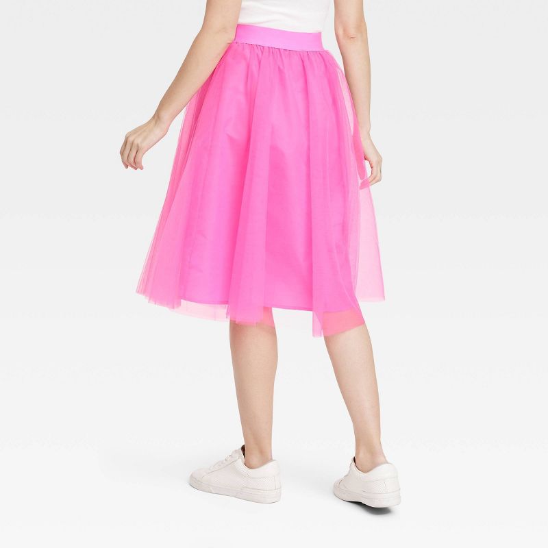 Women's Tulle Midi A-Line Skirt - A New Day™, 3 of 11