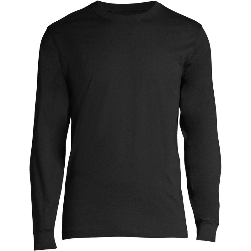 Lands' End School Uniform Men's Long Sleeve Essential T-shirt, 1 of 4