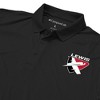 Lewis University Adult Men's Polo Left Chest Logo, Black - image 4 of 4