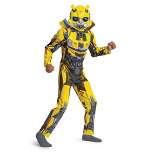 Kids' Transformers T7 Bumblebee Muscle Chest Halloween Costume Jumpsuit with Mask 4-6