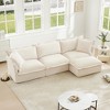 NicBex Couches for Living Room Single Deep Seat Sofa Couch Fabric Slip-covered Armchair with 1 Big Back Cushion and 2 Big Toss Pillows - 2 of 4