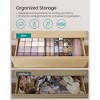 4-Pack Drawer Organizers, 80-Cell Foldable Dividers with 48 Small & 32 Large Compartments, for Socks Underwear Accessories, Dove Gray - 4 of 4