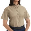 Red Kap Women's Short Sleeve Poplin Dress Shirt, Khaki - 4 - 3 of 3