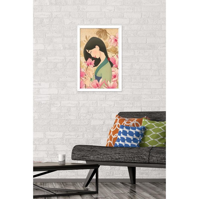 Trends International Disney Mulan - Flower Framed Wall Poster Prints, 2 of 7