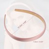 Unique Bargains Women's Fashion Solid Simple Satin Headbands 0.63" Wide 2 Pcs - 4 of 4