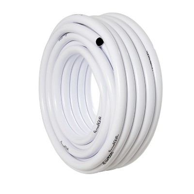 Active Aqua HGTB100 1 Inch Inside Diameter Vinyl Tubing for Indoor Vegetation Growing Hydroponic Irrigation Systems and Tanks, 100 Feet, White