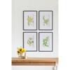 Gulches Set of 4 Botanical Flower Wall Art, Home Decor for Living Room, Dining Room, Bedroom, Hallway, 20" x 28" - 2 of 4